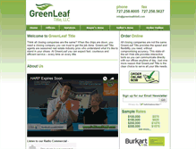Tablet Screenshot of greenleaftitlefl.com